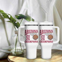 Arizona Champions Tumbler With Handle Gift For Basketball Fan