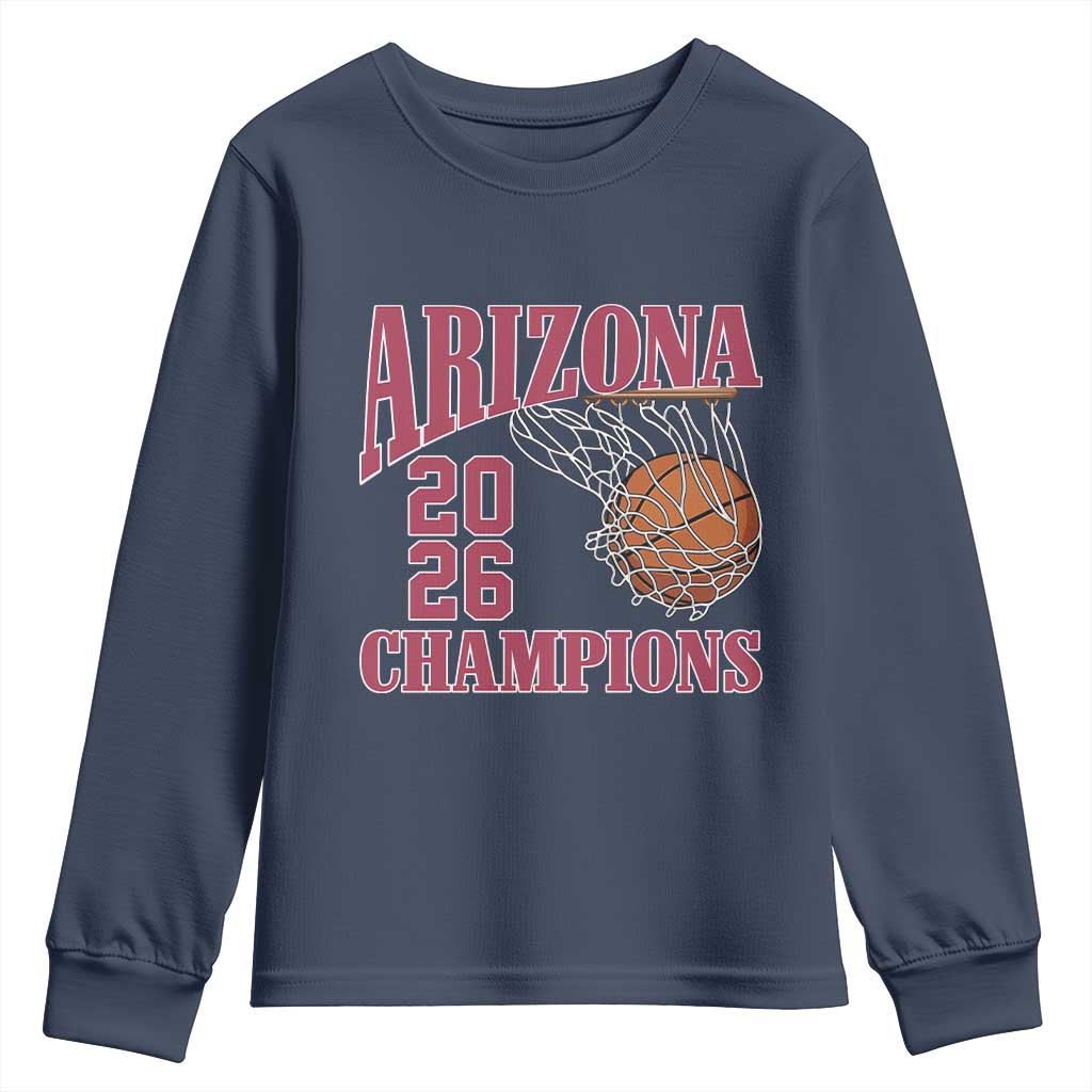 Arizona Champions Youth Sweatshirt Gift For Basketball Fan