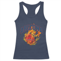 Arizona State Pride Racerback Tank Top Flaming Basketball Coach Gift