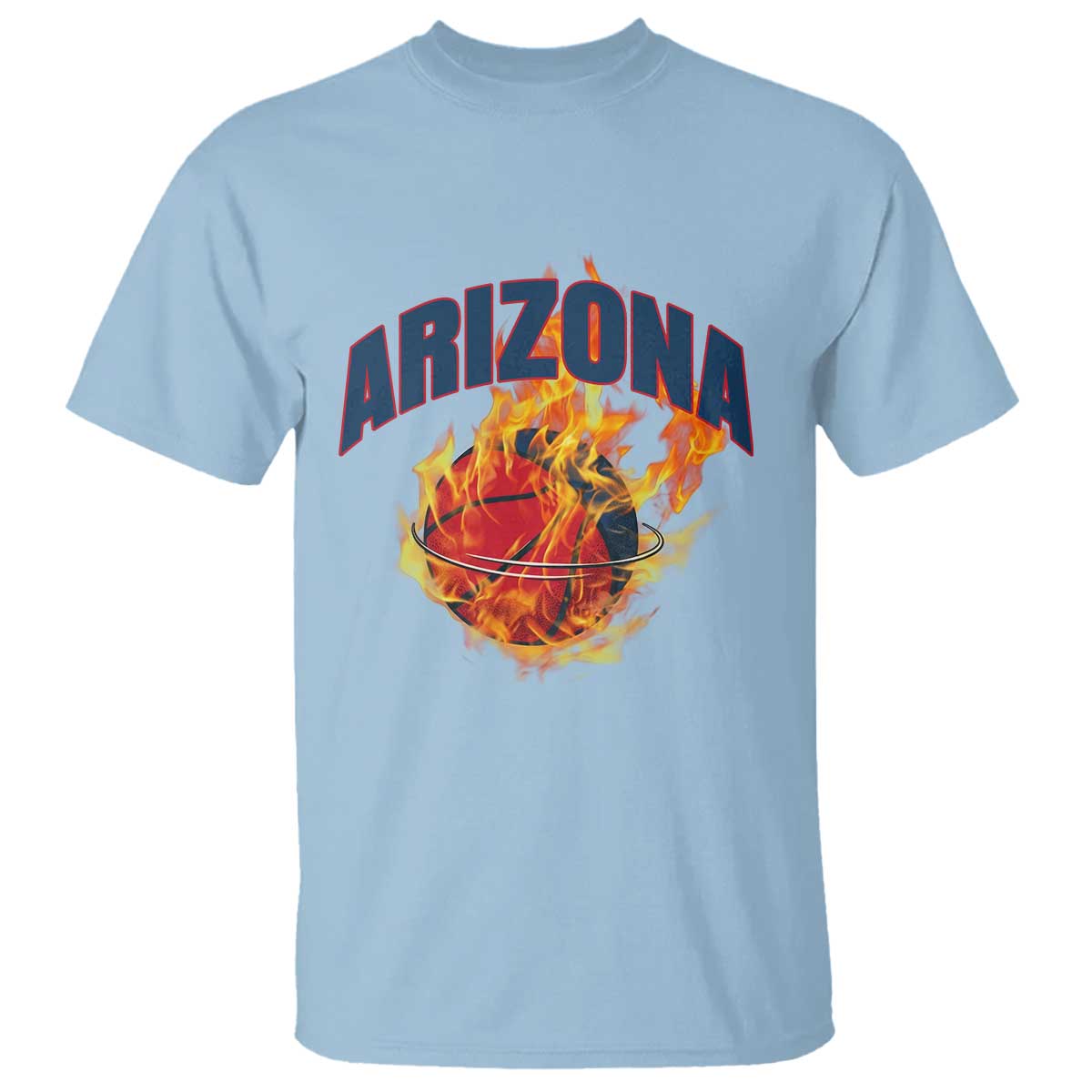 Arizona State Pride T Shirt Flaming Basketball Coach Gift