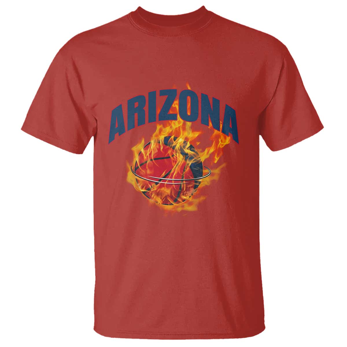 Arizona State Pride T Shirt Flaming Basketball Coach Gift