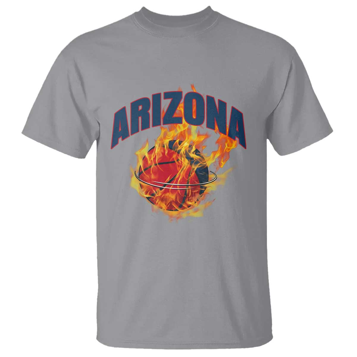 Arizona State Pride T Shirt Flaming Basketball Coach Gift