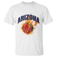 Arizona State Pride T Shirt Flaming Basketball Coach Gift