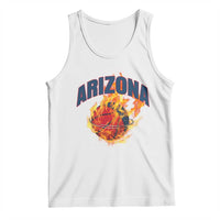 Arizona State Pride Tank Top Flaming Basketball Coach Gift
