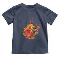 Arizona State Pride Toddler T Shirt Flaming Basketball Coach Gift