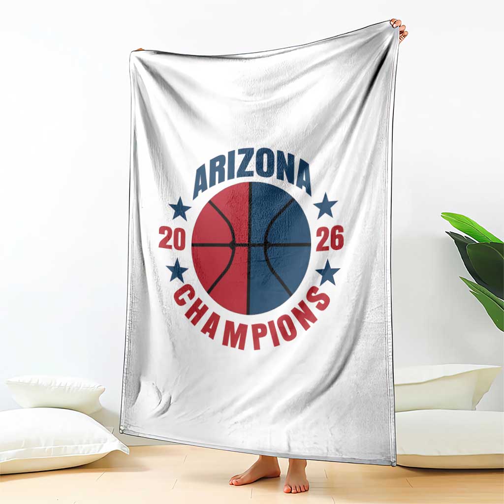 Arizona Champions Pride Throw Blanket Professional Basketball Fan Gift