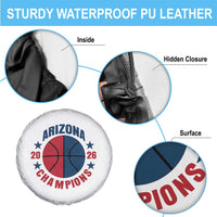 Arizona Champions Pride Spare Tire Cover Professional Basketball Fan Gift