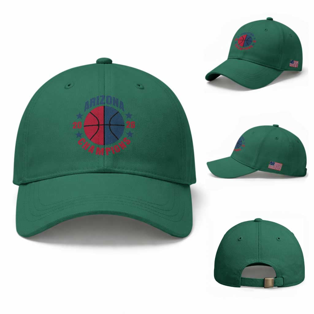 Arizona Champions Pride Baseball Cap Professional Basketball Fan Gift