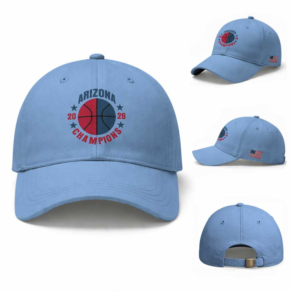 Arizona Champions Pride Baseball Cap Professional Basketball Fan Gift