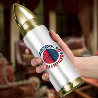 Arizona Champions Pride Bullet Tumbler Professional Basketball Fan Gift