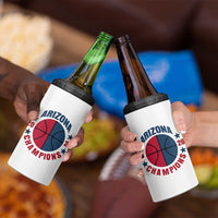 Arizona Champions Pride 4 in 1 Can Cooler Tumbler Professional Basketball Fan Gift
