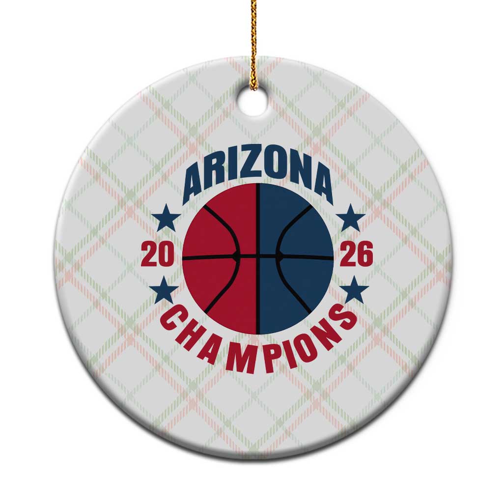 Arizona Champions Pride Ceramic Ornament Professional Basketball Fan Gift