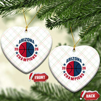 Arizona Champions Pride Ceramic Ornament Professional Basketball Fan Gift