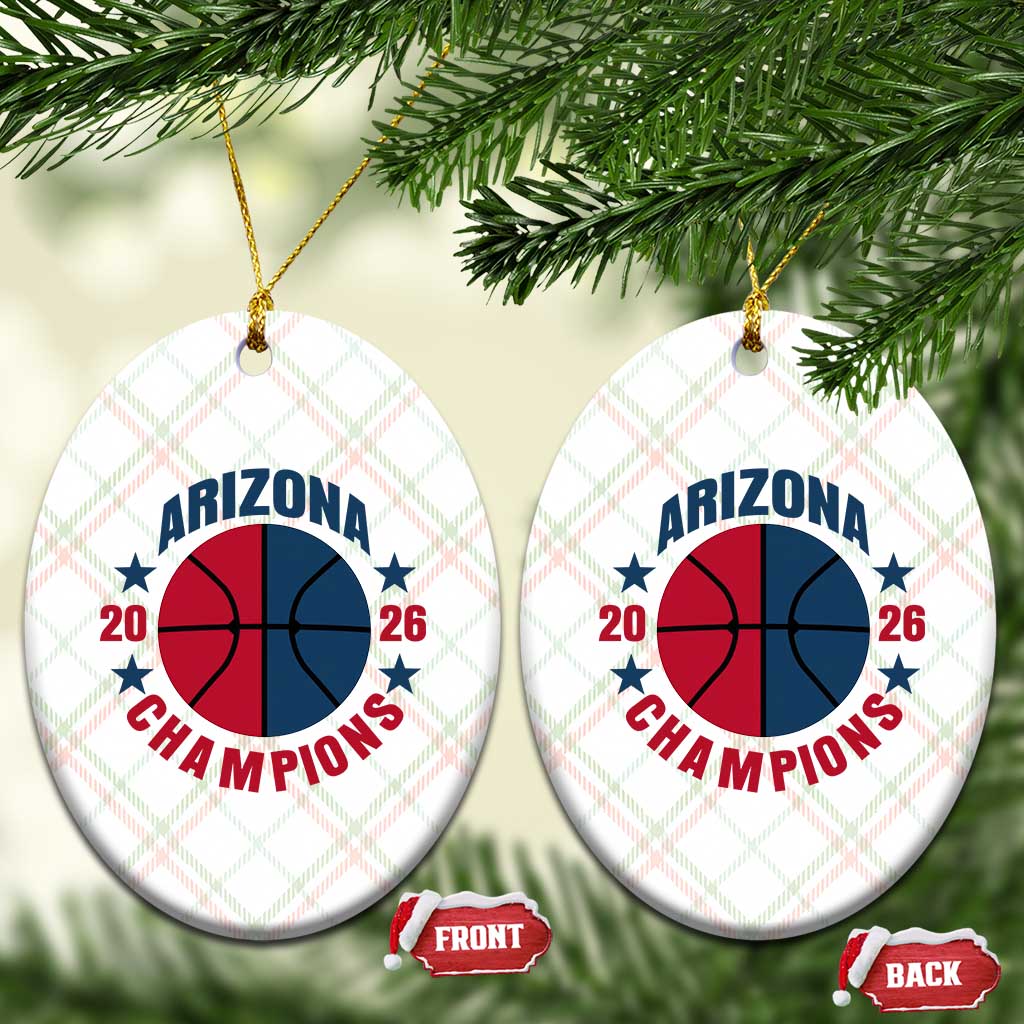 Arizona Champions Pride Ceramic Ornament Professional Basketball Fan Gift