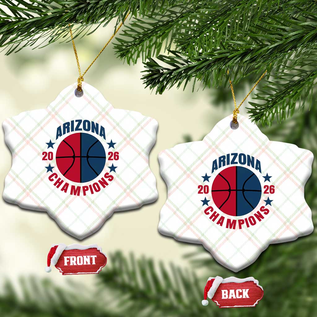 Arizona Champions Pride Ceramic Ornament Professional Basketball Fan Gift