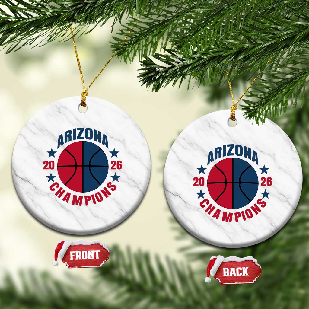Arizona Champions Pride Ceramic Ornament Professional Basketball Fan Gift