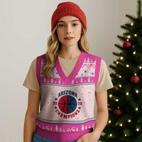 Arizona Champions Pride V-Neck Knit Sweater Vest Professional Basketball Fan Gift