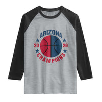 Arizona Champions Pride Raglan Shirt Professional Basketball Fan Gift