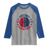 Arizona Champions Pride Raglan Shirt Professional Basketball Fan Gift