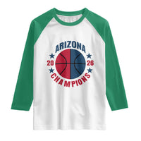 Arizona Champions Pride Raglan Shirt Professional Basketball Fan Gift