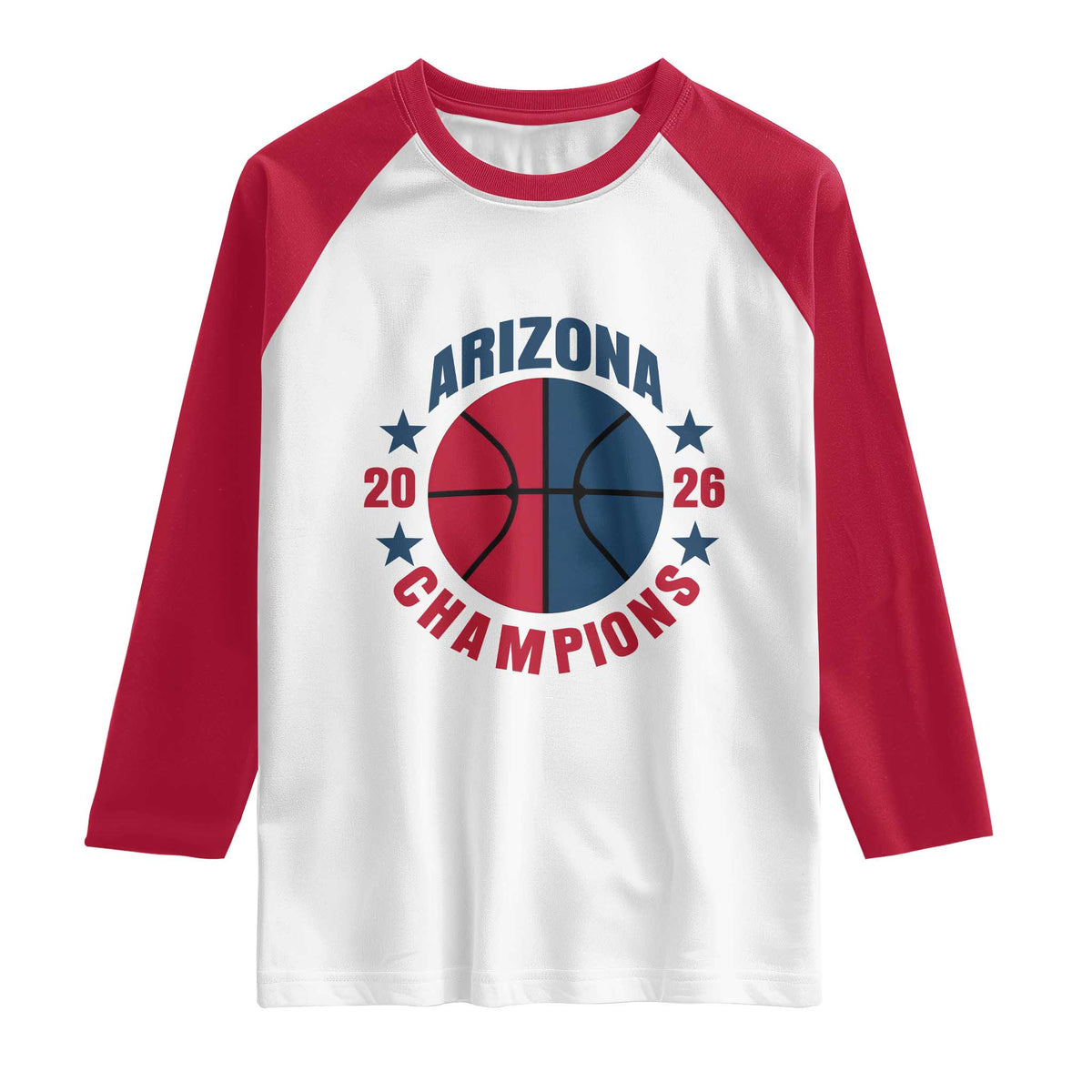 Arizona Champions Pride Raglan Shirt Professional Basketball Fan Gift