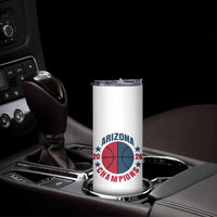 Arizona Champions Pride Skinny Tumbler Professional Basketball Fan Gift