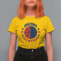 Arizona Champions Pride T Shirt For Women Professional Basketball Fan Gift