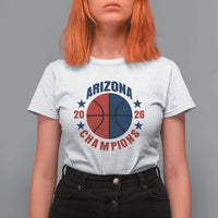 Arizona Champions Pride T Shirt For Women Professional Basketball Fan Gift