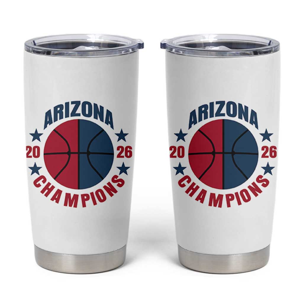 Arizona Champions Pride Tumbler Cup Professional Basketball Fan Gift