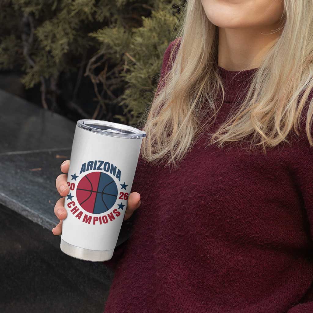 Arizona Champions Pride Tumbler Cup Professional Basketball Fan Gift