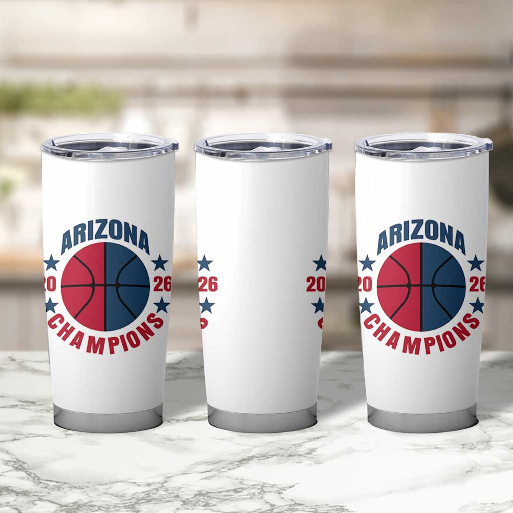Arizona Champions Pride Tumbler Cup Professional Basketball Fan Gift