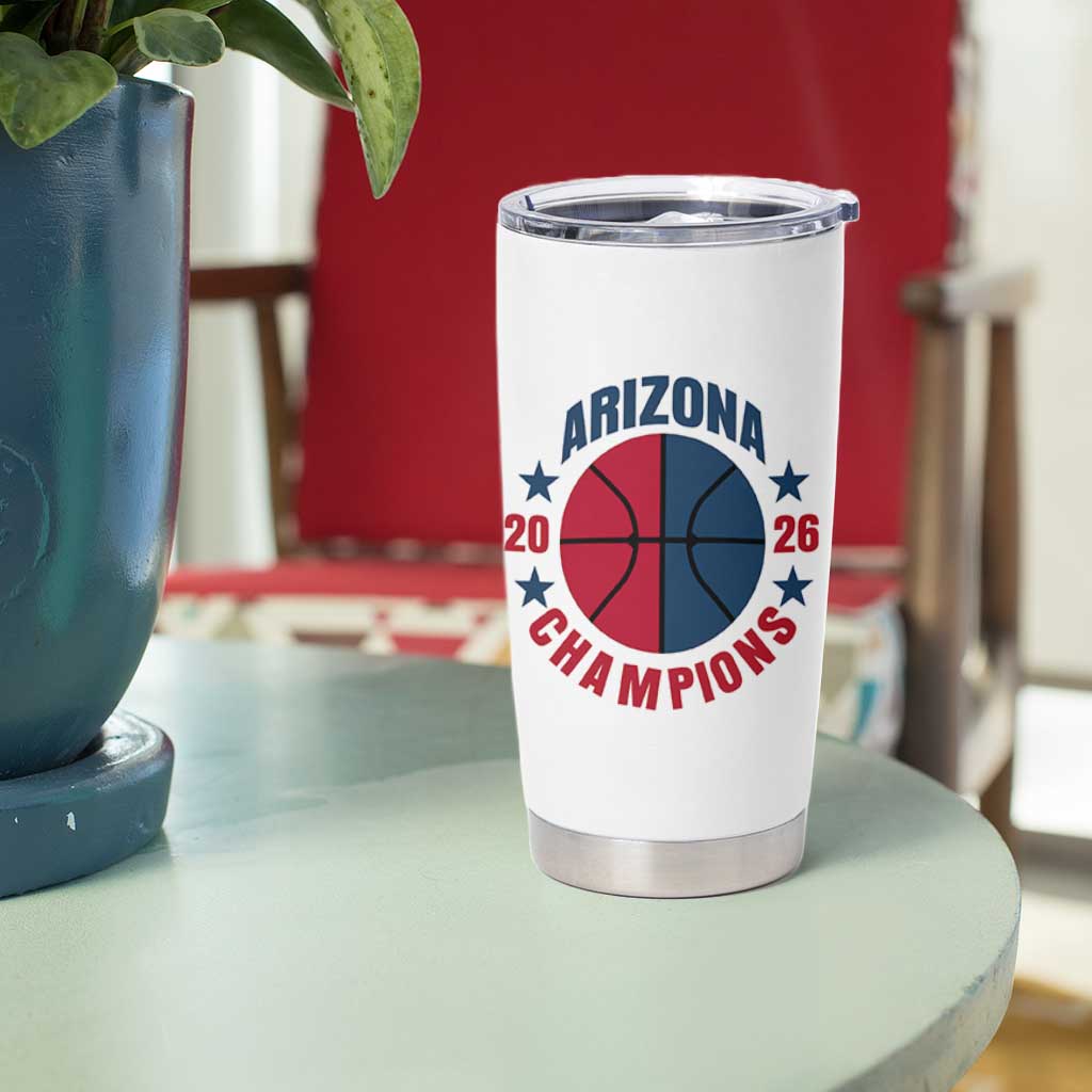 Arizona Champions Pride Tumbler Cup Professional Basketball Fan Gift