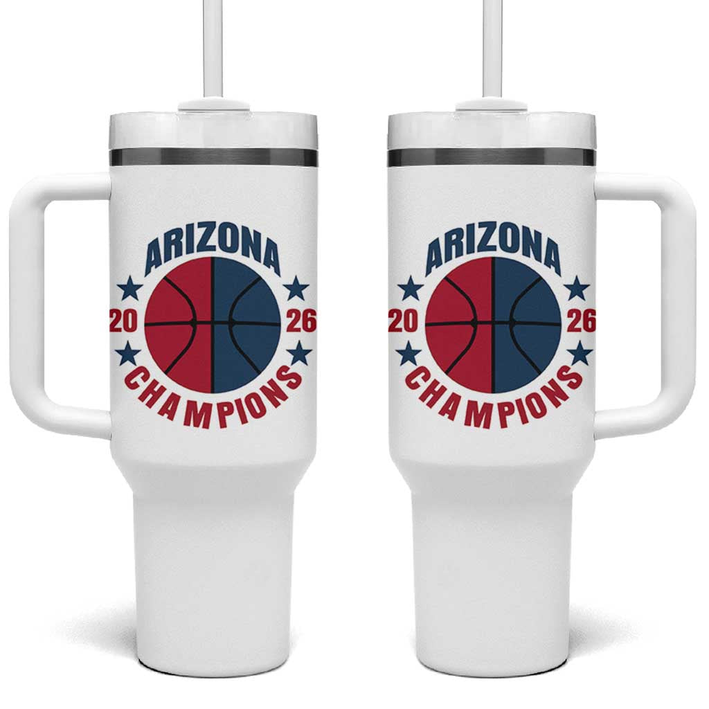 Arizona Champions Pride Tumbler With Handle Professional Basketball Fan Gift