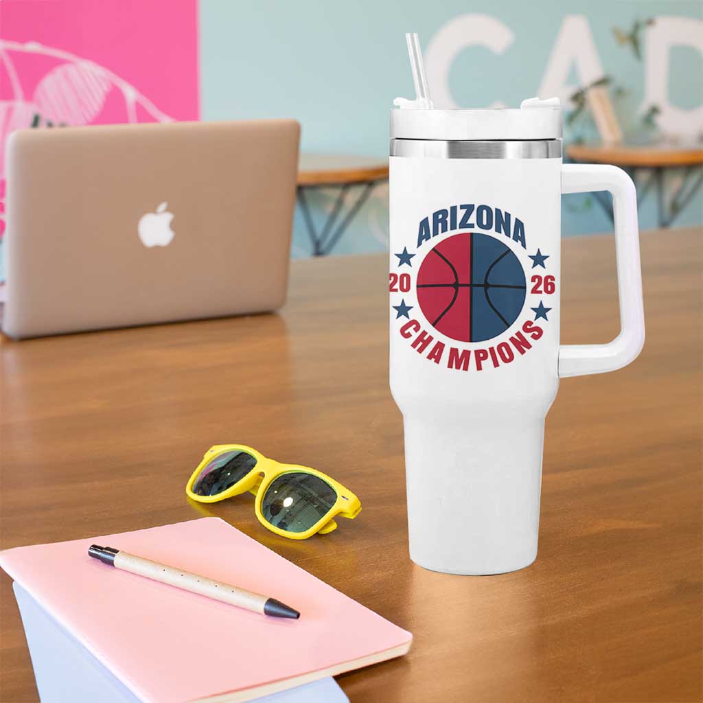 Arizona Champions Pride Tumbler With Handle Professional Basketball Fan Gift