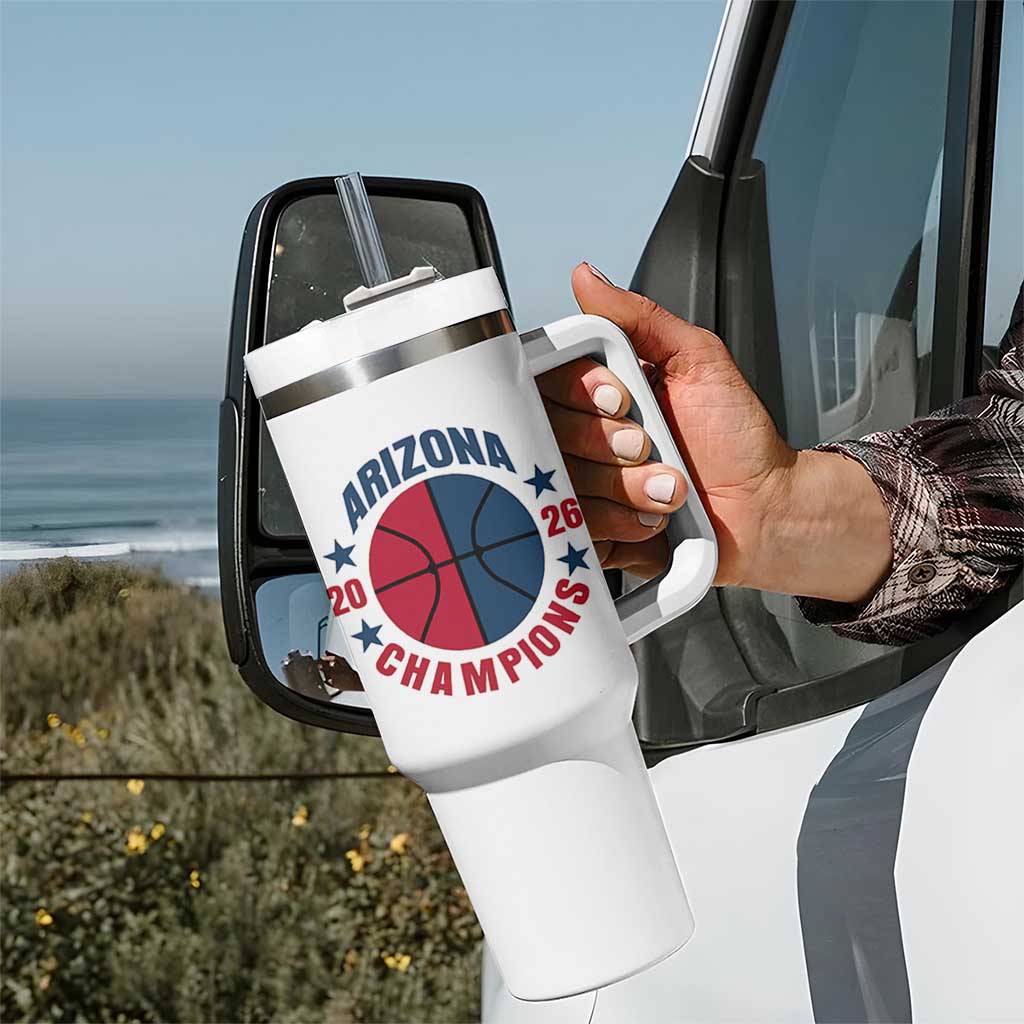 Arizona Champions Pride Tumbler With Handle Professional Basketball Fan Gift