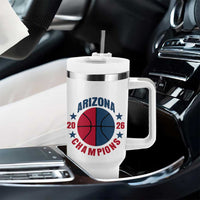 Arizona Champions Pride Tumbler With Handle Professional Basketball Fan Gift