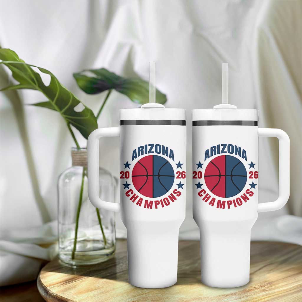 Arizona Champions Pride Tumbler With Handle Professional Basketball Fan Gift