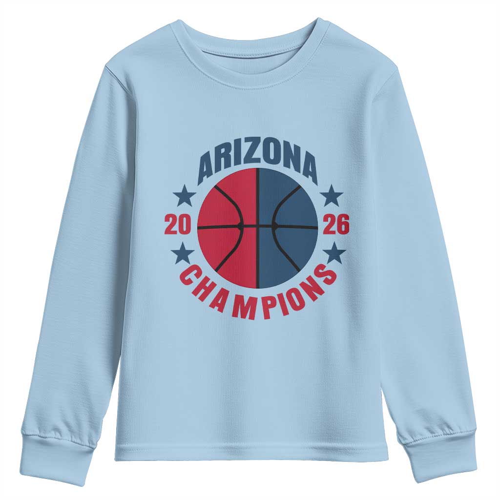 Arizona Champions Pride Youth Sweatshirt Professional Basketball Fan Gift