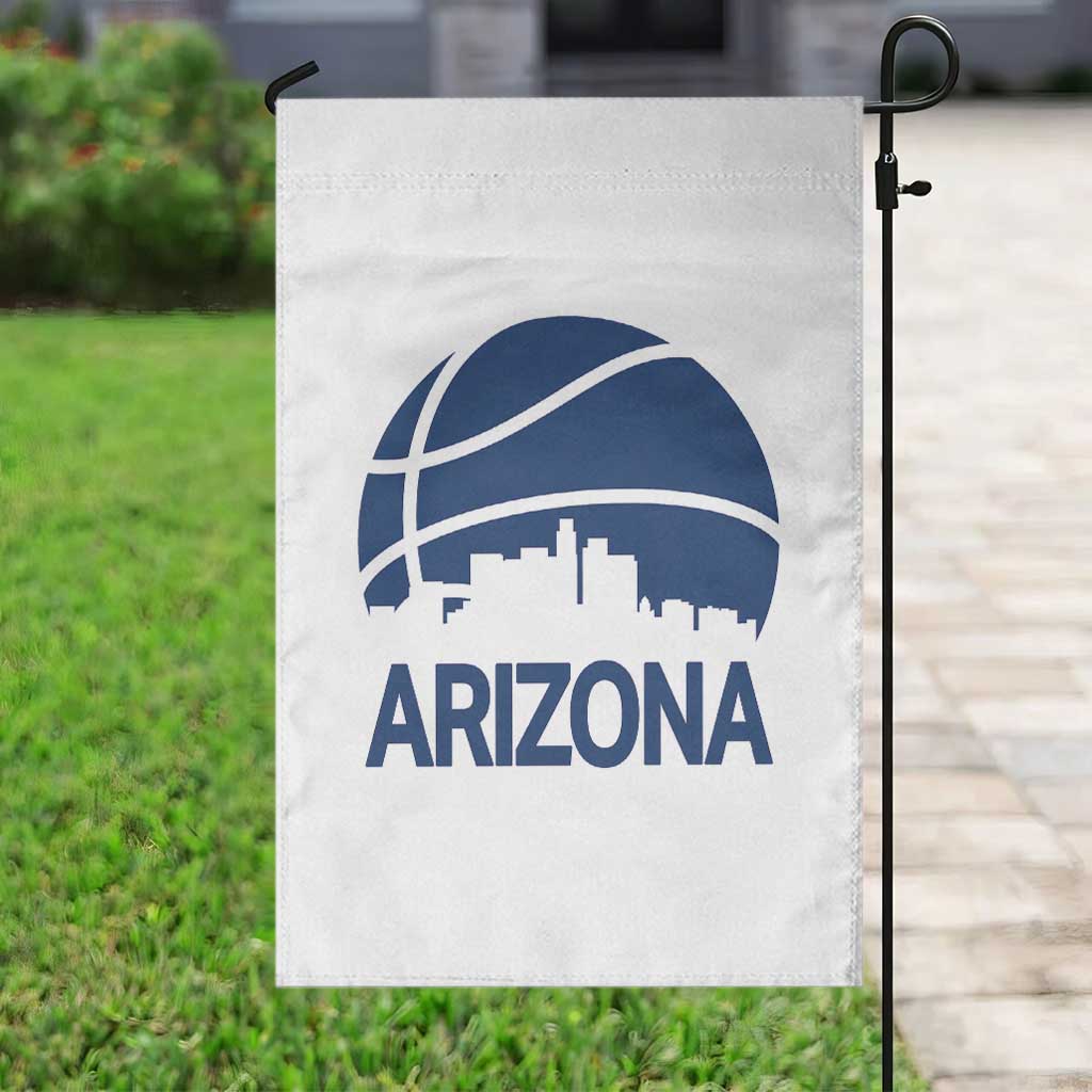 Arizona Skyline Pride Garden Flag Gift For Basketball Fan