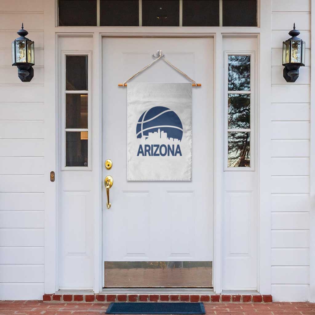 Arizona Skyline Pride Garden Flag Gift For Basketball Fan