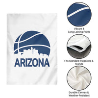 Arizona Skyline Pride Garden Flag Gift For Basketball Fan