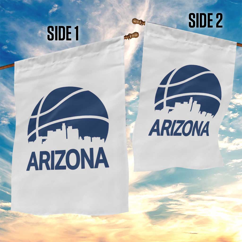 Arizona Skyline Pride Garden Flag Gift For Basketball Fan