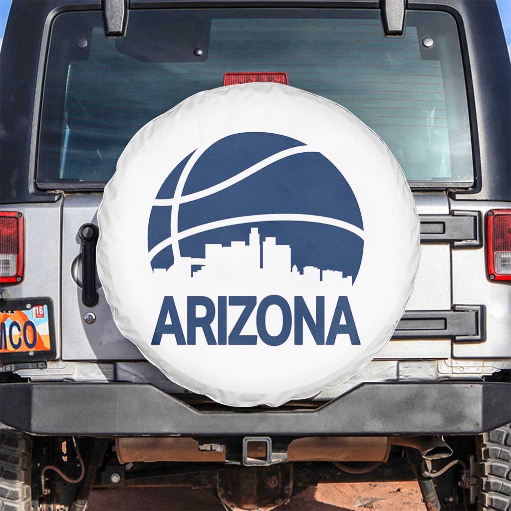 Arizona Skyline Pride Spare Tire Cover Gift For Basketball Fan