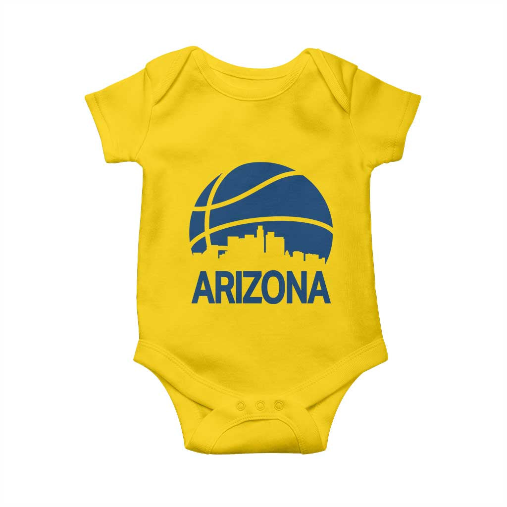 Arizona Skyline Pride Baby Onesie Gift For Basketball Fan