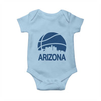 Arizona Skyline Pride Baby Onesie Gift For Basketball Fan