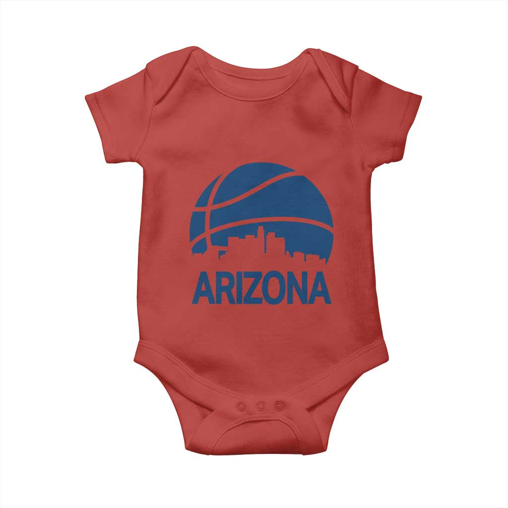 Arizona Skyline Pride Baby Onesie Gift For Basketball Fan