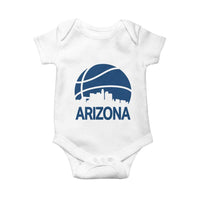 Arizona Skyline Pride Baby Onesie Gift For Basketball Fan