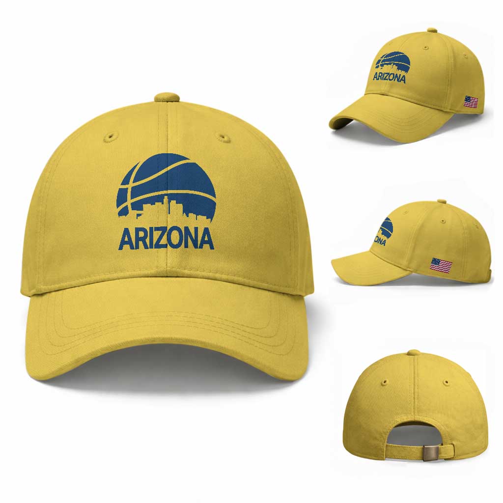 Arizona Skyline Pride Baseball Cap Gift For Basketball Fan