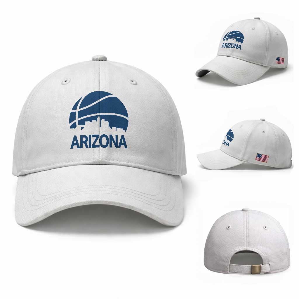 Arizona Skyline Pride Baseball Cap Gift For Basketball Fan