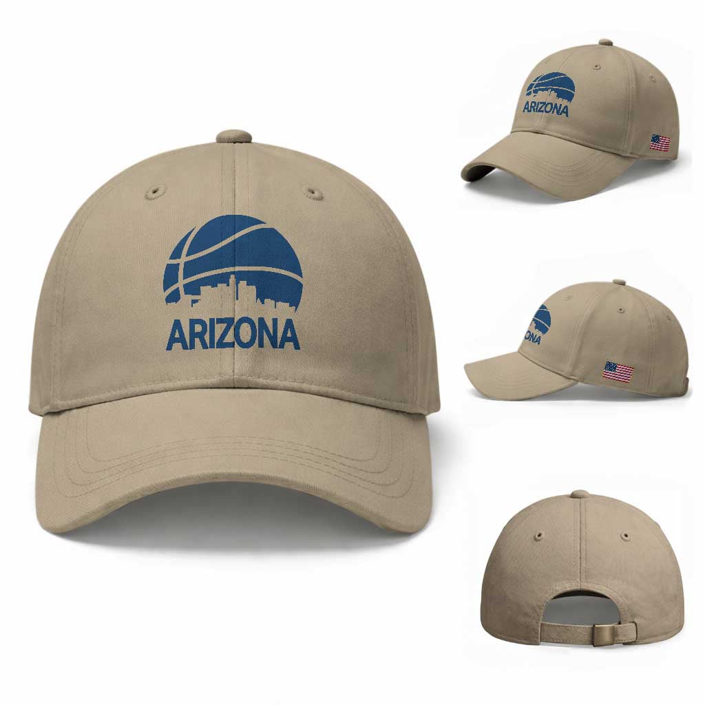 Arizona Skyline Pride Baseball Cap Gift For Basketball Fan